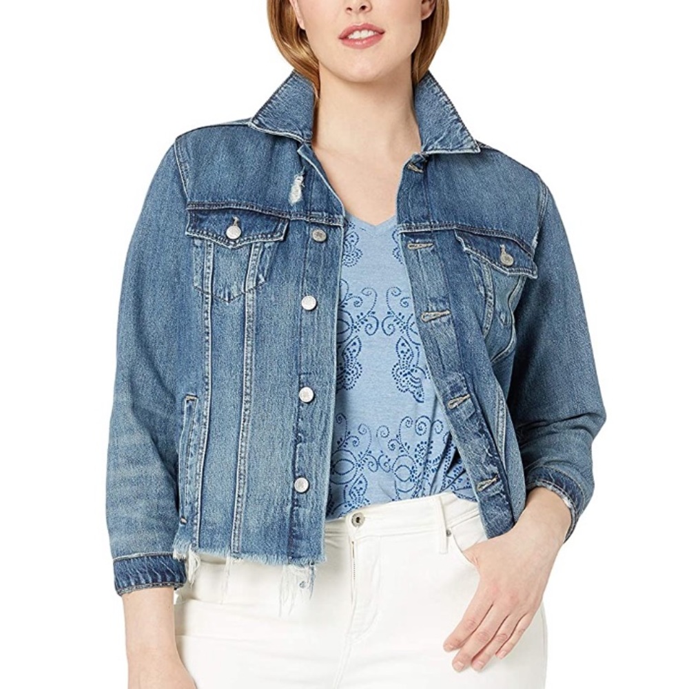 Lucky Brand Denim Tomboy Trucker Jacket